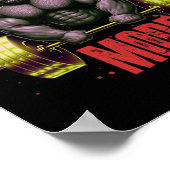 Gorilla Mode Krachttraining Gym Bodybuilding Worko Poster (Hoek)