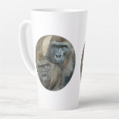 Gorilla Moeder en zoon Coffee Mok (Linkerhoek)
