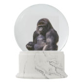 Gorilla Monkey Ape Sneeuwbol (Voorkant)