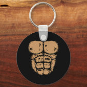 Gorilla Monkey Belly Borst Kostuum Diy Halloween Sleutelhanger (Voorkant)