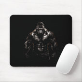 Gorilla Monkey Gym Draag Bodybuilding Workout Moti Muismat (Met muis)