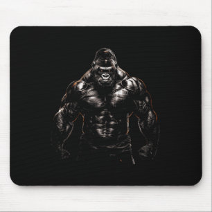 Gorilla Monkey Gym Draag Bodybuilding Workout Moti Muismat
