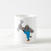 Gorilla monteur met sleutel koffiemok (Center)