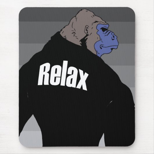Gorilla mousepad muismat (Voorkant)