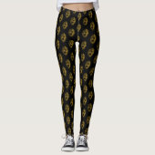 Gorilla Music Cool muzikant ontwerp Leggings (Voorkant)