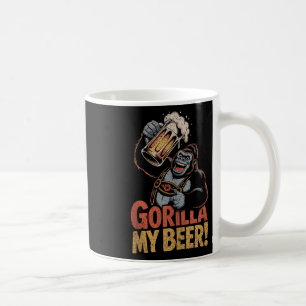 Gorilla My Beer Funny Ape Stein Party Animal Tank Koffiemok