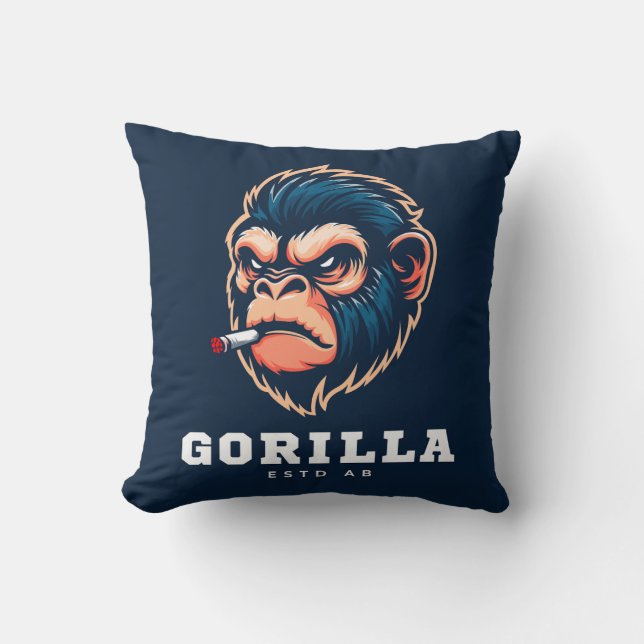 gorilla ontwerp kussen (Voorkant)