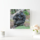 Gorilla op de klok van het zoo-vierkant (Huis)