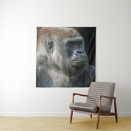 Gorilla Ozala Wandkleed (In situ)