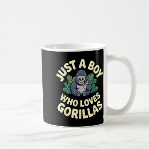 Gorilla pak voor jongens mannen kind dier liefhebb koffiemok