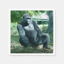 Gorilla Paper Napkins