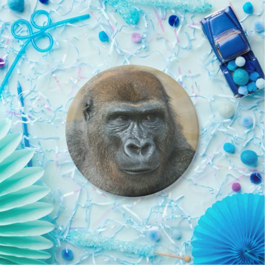 Gorilla Papieren Bordje (Feest)