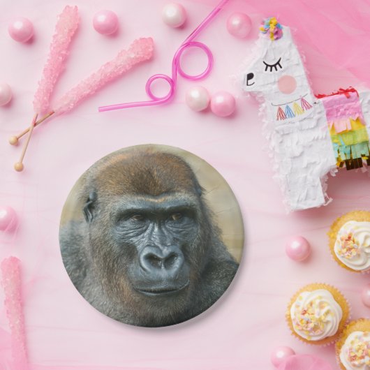 Gorilla Papieren Bordje (Feest)