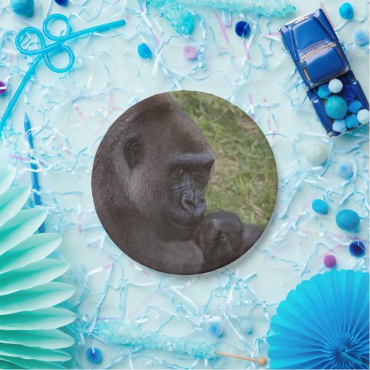 Gorilla Papieren Bordje (Feest)