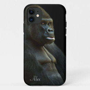 Gorilla Photo Monogram iPhone 11 Hoesje