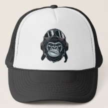 Gorilla Pilot Trucker Hat