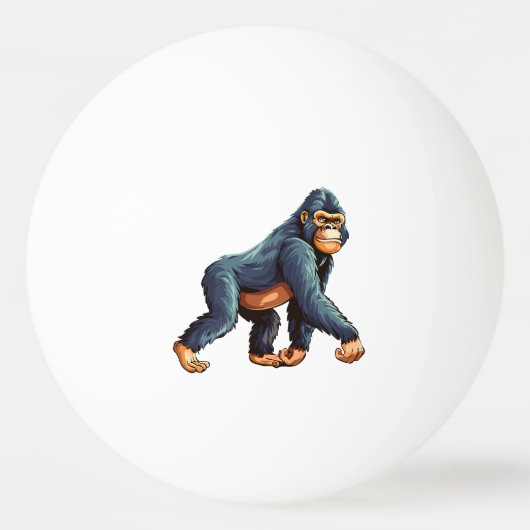 Gorilla Pingpongbal (Achterkant)