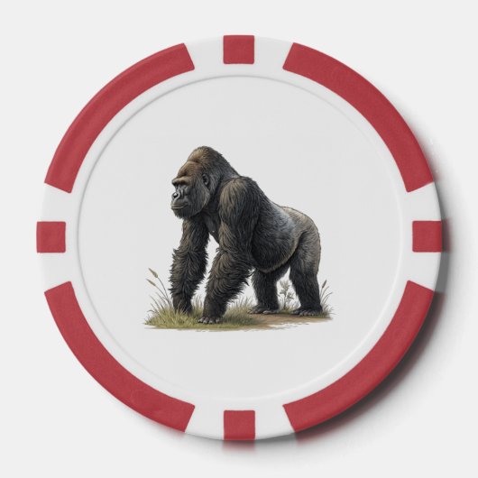 Gorilla Poker Chips (Voorkant)