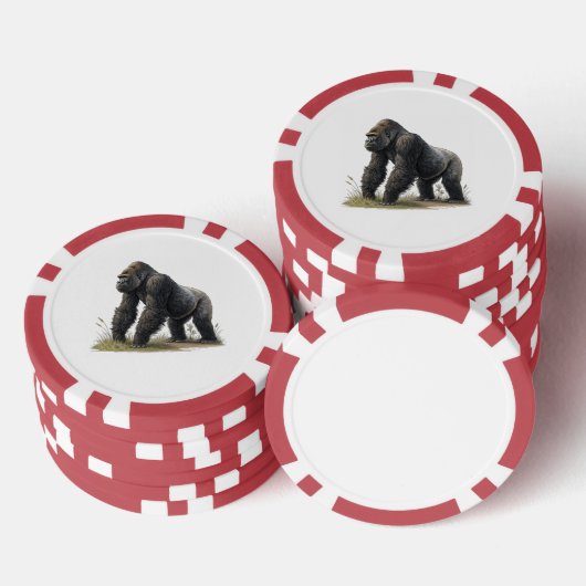 Gorilla Poker Chips (Opstapeling)
