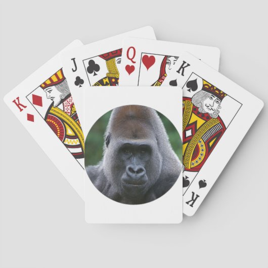 Gorilla Pokerkaarten (Achterkant)