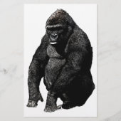 Gorilla Pop Art Briefpapier (Voorkant)