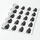 Gorilla Pop Art Cadeaupapier (Uitgerold)