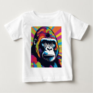 Gorilla Pop Art Cartoon Tekening