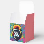 Gorilla Pop Art Cartoon Tekening Bedankdoosjes (Geopend)