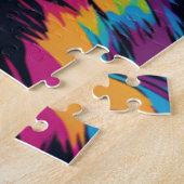 Gorilla Pop Art Cartoon Tekening Legpuzzel (Zijkant)