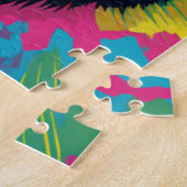 Gorilla Pop Art Cartoon Tekening Legpuzzel (Zijkant)