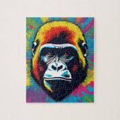 Gorilla Pop Art Cartoon Tekening Legpuzzel (Verticaal)