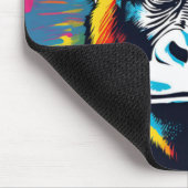 Gorilla Pop Art Cartoon Tekening Muismat (Hoek)