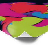 Gorilla Pop Art Cartoon Tekening Perfect Poster (Hoek)