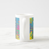 Gorilla Pop Art Cartoon Tekening Porselein Kop (Achterkant)