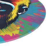 Gorilla Pop Art Cartoon Tekening Snijplank (Hoek)