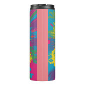 Gorilla Pop Art Cartoon Tekening Thermosbeker (Achterkant)