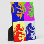 Gorilla Pop Art Fotoplaat (Zijkant)