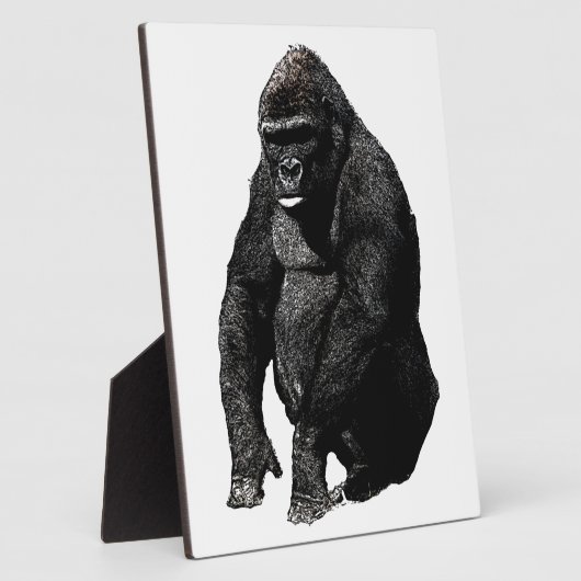 Gorilla Pop Art Fotoplaat (Zijkant)