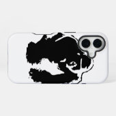 Gorilla Pop Art iPhone 16 Hoesje (Achterkant horizontaal)