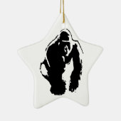 Gorilla Pop Art Keramisch Ornament (Rechts)