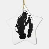 Gorilla Pop Art Keramisch Ornament (Links)