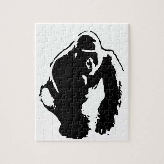 Gorilla Pop Art Legpuzzel (Verticaal)