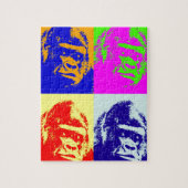 Gorilla Pop Art Legpuzzel (Verticaal)