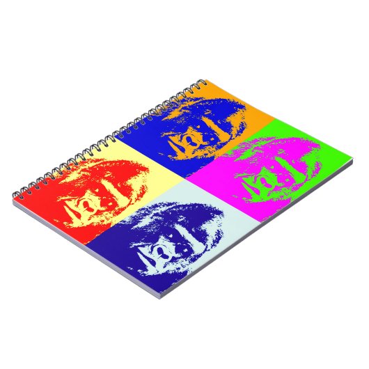 Gorilla Pop Art Notitieboek (Linkerzijde)