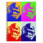 Gorilla Pop Art Notitieboek (Voorkant)