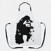 Gorilla Pop Art Schort (Voorkant)