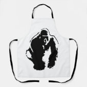 Gorilla Pop Art Schort (Voorkant)