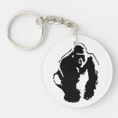 Gorilla Pop Art Sleutelhanger (Voorkant)