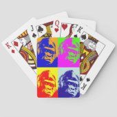 Gorilla Pop Art Speelkaarten (Achterkant)