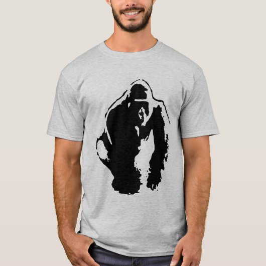 Gorilla Pop Art T-shirt (Voorkant)
